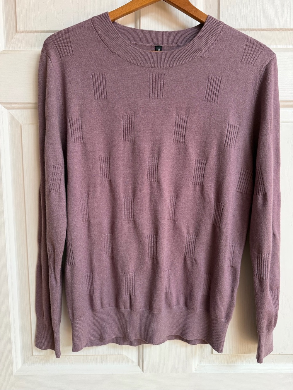 Women's Crewneck Sweater in Dusty Mauve